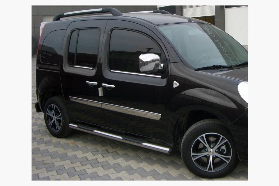 Renault Kangoo 2008–2020 Boční trubky BB002 (2 ks, nerez) 60 mm, dlouhý rozvor Image