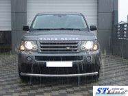 Range Rover Sport 2005–2013 Přední jednoduchý ochranný rám (nerez) fotografie 2