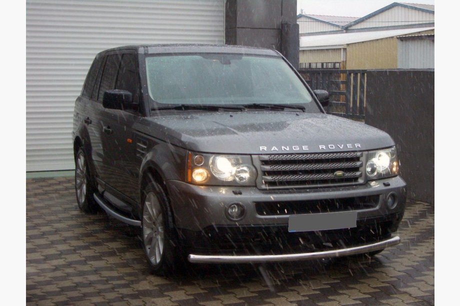 Range Rover Sport 2005–2013 Přední jednoduchý ochranný rám (nerez) Image