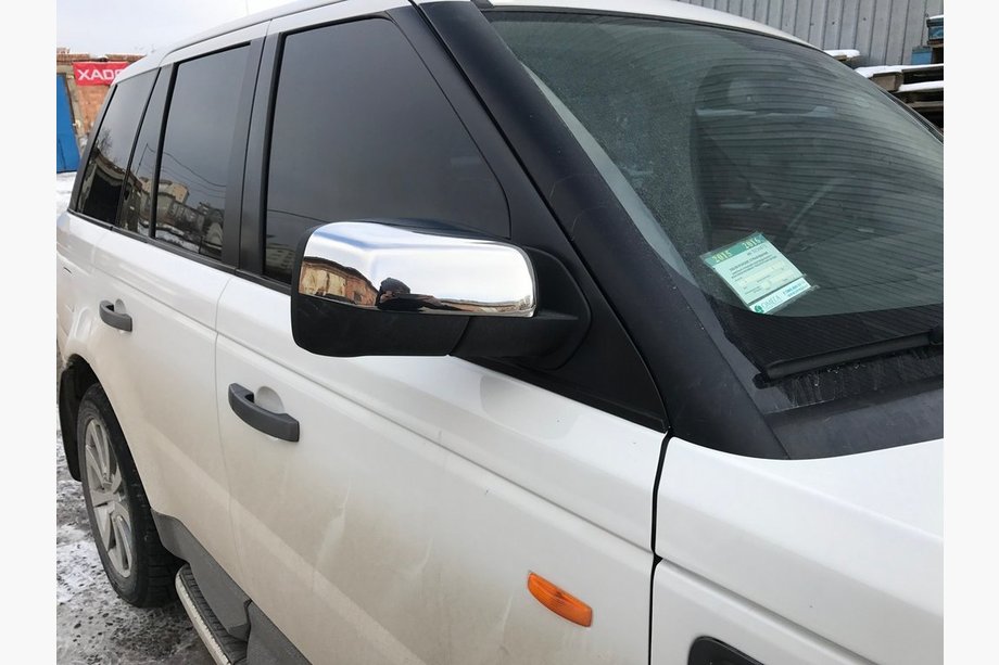 Land Rover Discovery III 2004–2009 Nerezové kryty zrcátek (2 ks) Fotografie 2