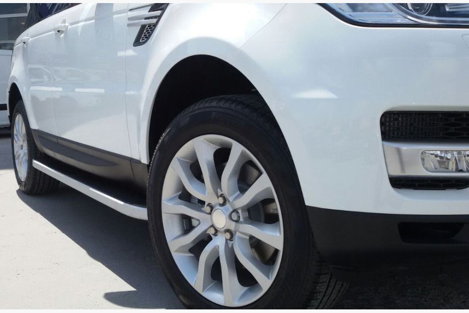 Range Rover Sport 2014–2022 Boční prahy Tayga Grey (2 ks, hliník) Image
