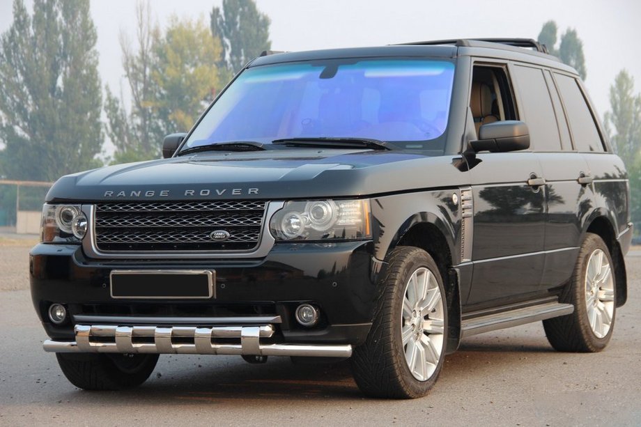 Range Rover III L322 2002–2012 Přední ochranný rám ST015 (nerez) Image