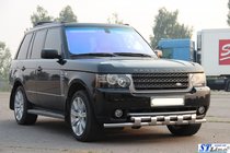 Range Rover III L322 2002–2012 Přední ochranný rám ST015 (nerez) fotografie 3