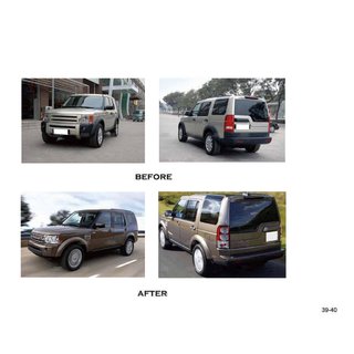 Facelift sada pro Discovery 4 Land Rover Discovery III 2004–2009 fotografie 2
