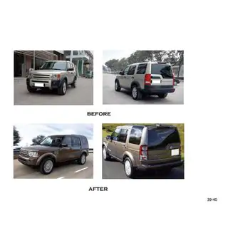 Facelift sada pro Discovery 4 Land Rover Discovery III 2004–2009 fotografie 2