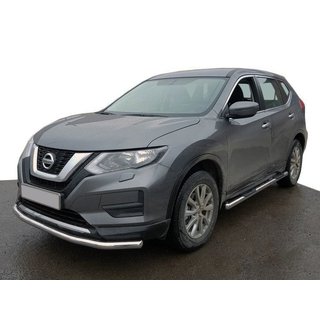Přední ochranný rám ST008 (nerez) Nissan X-trail T32/Rogue 2014–2021 fotografie 1