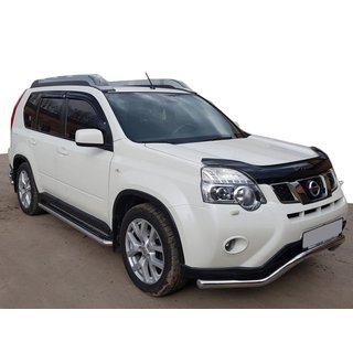 Přední ochranný rám ST007 (nerez) Nissan X-trail T31 2007–2014 fotografie 1