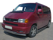 Volkswagen T4 Caravelle/Multivan 1990–2003 Přední ochranný rám ST014 (nerez) 60/42 mm fotografie 2
