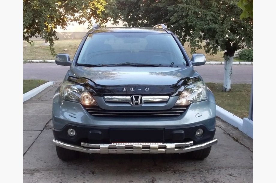 Honda CRV 2007–2011 Přední ochranný rám ST015 (nerez) Image