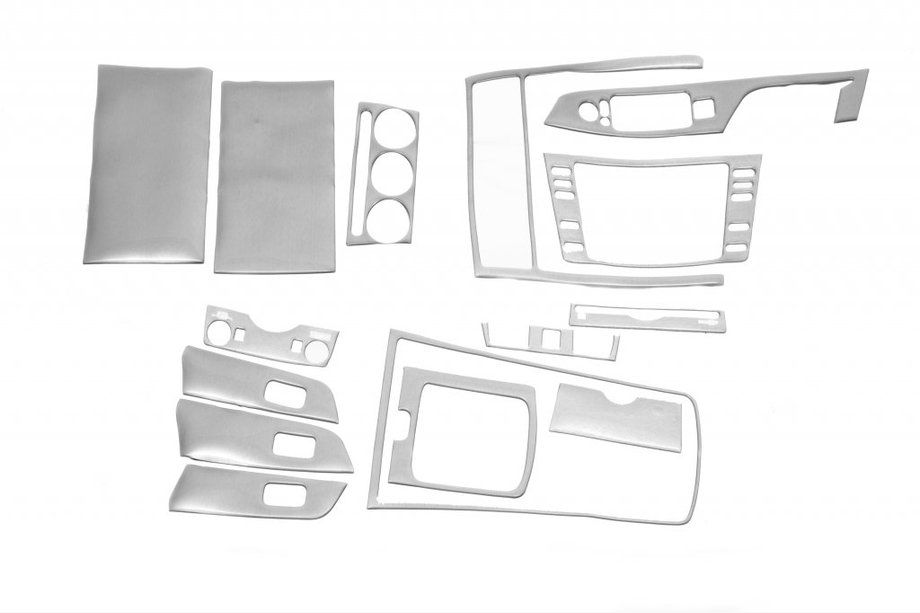 Mazda 6 2008–2012 Dekorativní lišty na palubní desku v imitaci hliníku Image