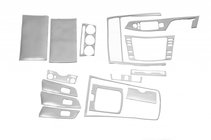 Mazda 6 2008–2012 Dekorativní lišty na palubní desku v imitaci hliníku fotografie 1