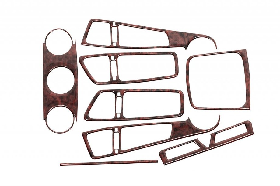 Kia Ceed 2007–2012 Lišty na palubní desku (Meric) Hliník Image