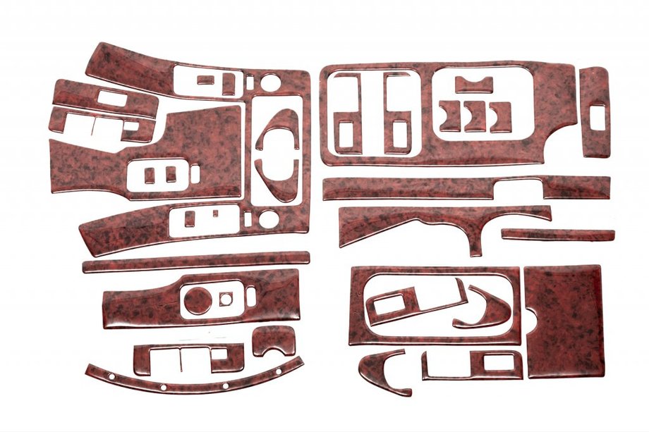 Nissan Navara 2006–2015 Dekorativní lišty do interiéru (36 dílů) Dřevo Image