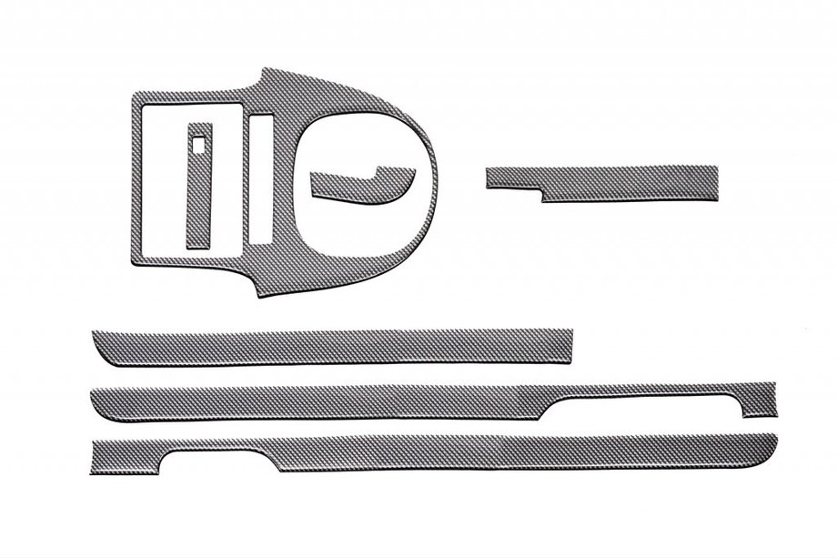 Volkswagen Caddy 2004–2010 Dekorativní lišty na palubní desku (doplňkové) Hliník Image