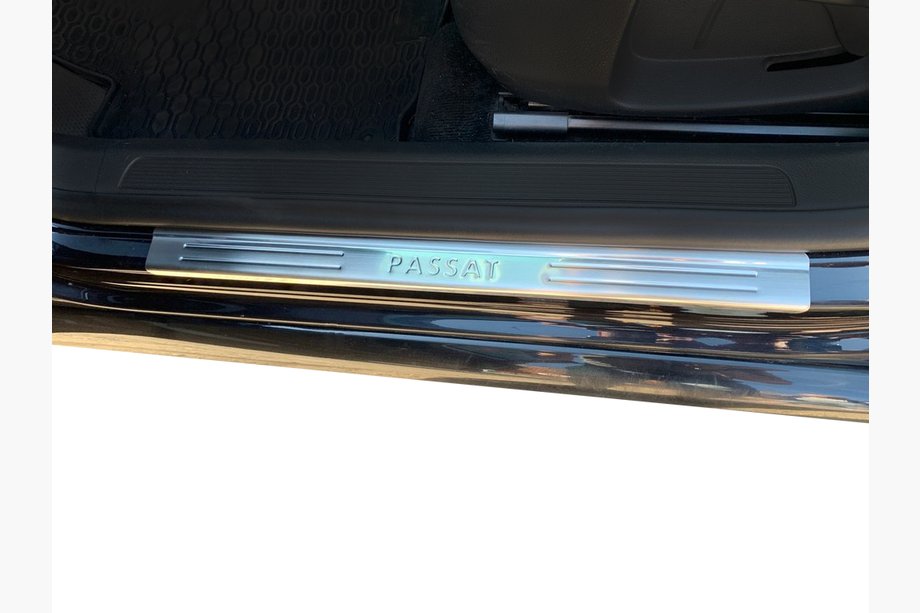 Volkswagen Passat CC 2008–2017 Nerezové prahové lišty OmsaLine typ 1 (4 ks, nerez) Image