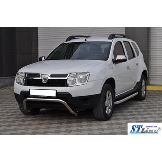 Přední ochranný rám ST011 (nerez) Dacia Duster 2008–2018 fotografie 2