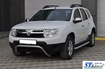 Dacia Duster 2008–2018 Přední ochranný rám ST011 (nerez) fotografie 2