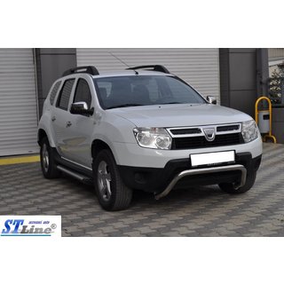 Přední ochranný rám ST011 (nerez) Dacia Duster 2008–2018 fotografie 3