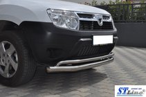 Renault Duster 2008–2017 Přední ochranný rám ST017 (nerez) fotografie 3