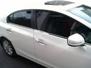 Honda Civic Sedan IX 2011–2016 Vnější okenní lišty Carmos (4 ks, nerez) fotografie 1