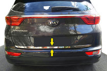 Kia Sportage 2015–2021 Spodní lišta víka kufru (nerez) fotografie 1