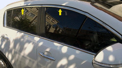Kia Sportage 2010–2015 Horní lišty dveří (4 ks, nerez) fotografie 1