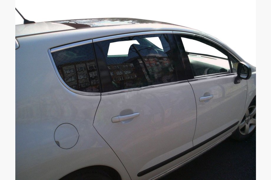 Peugeot 3008 2008–2016 Ozdobné lišty oken (se zadním čtvrtoknem, 8 ks, nerez) Fotografie 1