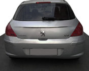 Peugeot 308 2007–2013 Chromová lišta nad SPZ (nerez) fotografie 1