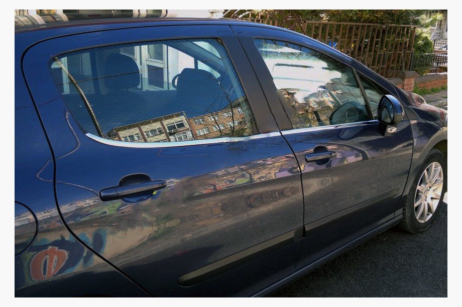 Peugeot 308 2007–2013 Okenní lišty (4 ks, nerez) Image