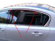 Peugeot 508 2010–2018 Horní okenní lišty (Sedan, nerez) fotografie 1