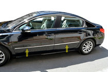 Peugeot 508 2010–2018 Lišty dveří (nerez) fotografie 3