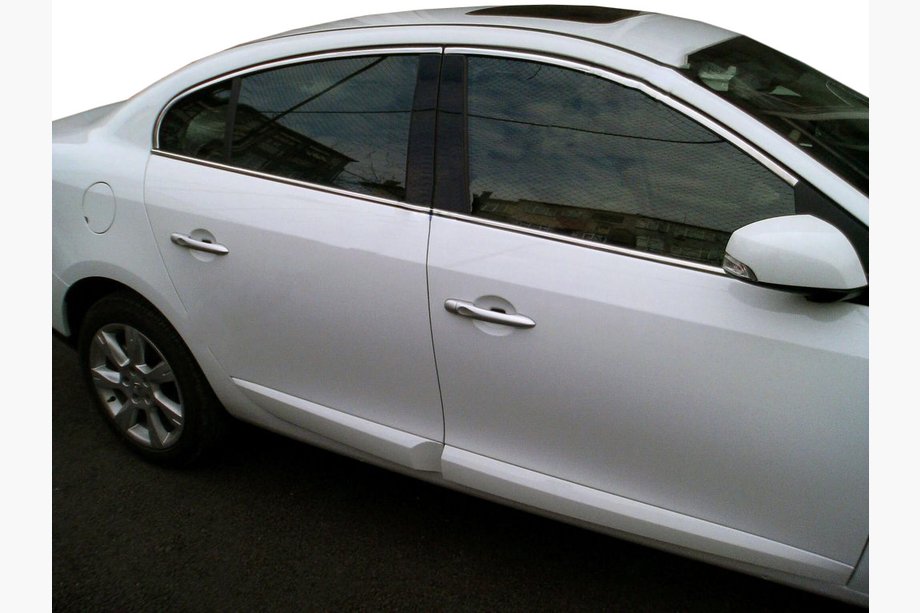 Renault Fluence 2009–2016 Horní lišty oken (4 ks, nerez) Image