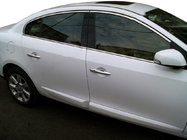 Renault Fluence 2009–2016 Horní lišty oken (4 ks, nerez) fotografie 1