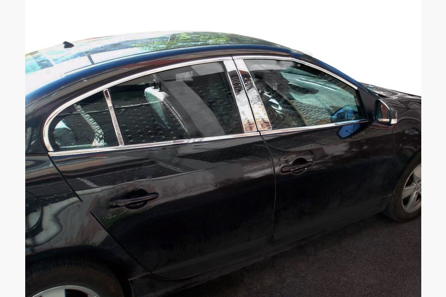 Renault Fluence 2009–2016 Nerezové kryty sloupků Image