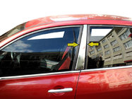 Renault Megane II 2004–2009 Nerezové kryty sloupků (2 ks) fotografie 1