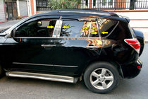 Toyota Rav 4 2006–2013 Nerezové lišty dveřních sloupků fotografie 1