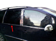 Volkswagen Sharan 1995–2010 Okenní lišty (4 ks, nerez) Carmos - turecká ocel fotografie 4