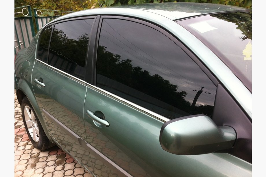 Renault Megane II 2004–2009 Vnější okenní lišty (4 ks, nerez) Fotografie 2
