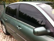 Renault Megane II 2004–2009 Vnější okenní lišty (4 ks, nerez) HB, Carmos - turecká ocel fotografie 2