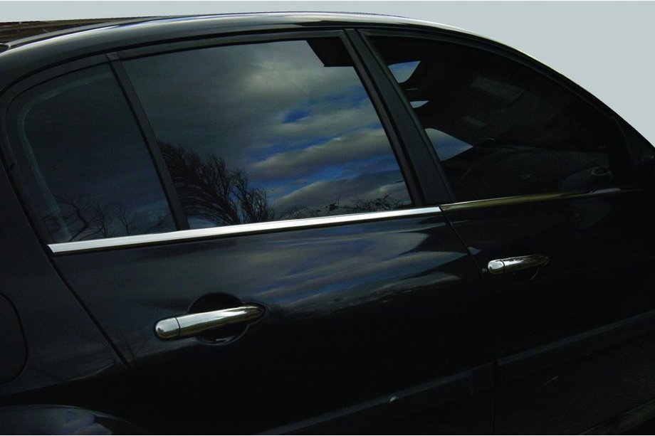 Renault Megane II 2004–2009 Vnější okenní lišty (4 ks, nerez) Fotografie 4