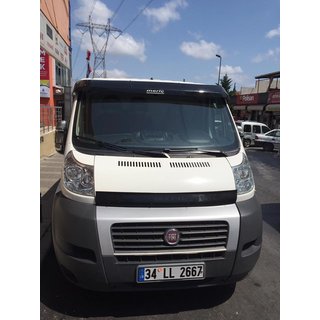 Sluneční kšilt na čelní sklo (černý lesk, 5 mm) Fiat Ducato 2006–2025 fotografie 4