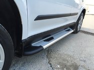 Nissan Navara 2006–2015 Boční nášlapy Bosphorus grey OLD (2 ks, hliník) fotografie 2