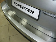 Subaru Forester 2008–2013 Nerezová ochranná lišta zadního nárazníku NataNika fotografie 1