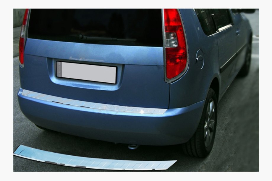 Renault Lodgy 2013–2022 Ochranná lišta na zadní nárazník OmsaLine (nerez) Image
