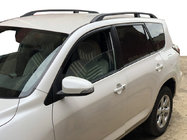 Toyota Rav 4 2006–2013 Černé turecké střešní ližiny Dlouhý rozvor, plastové patky fotografie 1