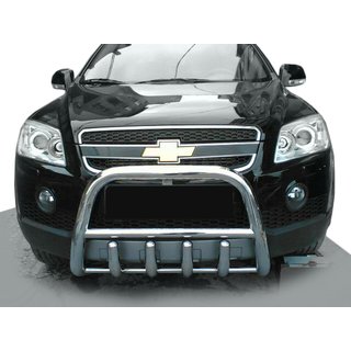 Přední nerezový ochranný rám QT006 Chevrolet Captiva 2006–2019 fotografie 2