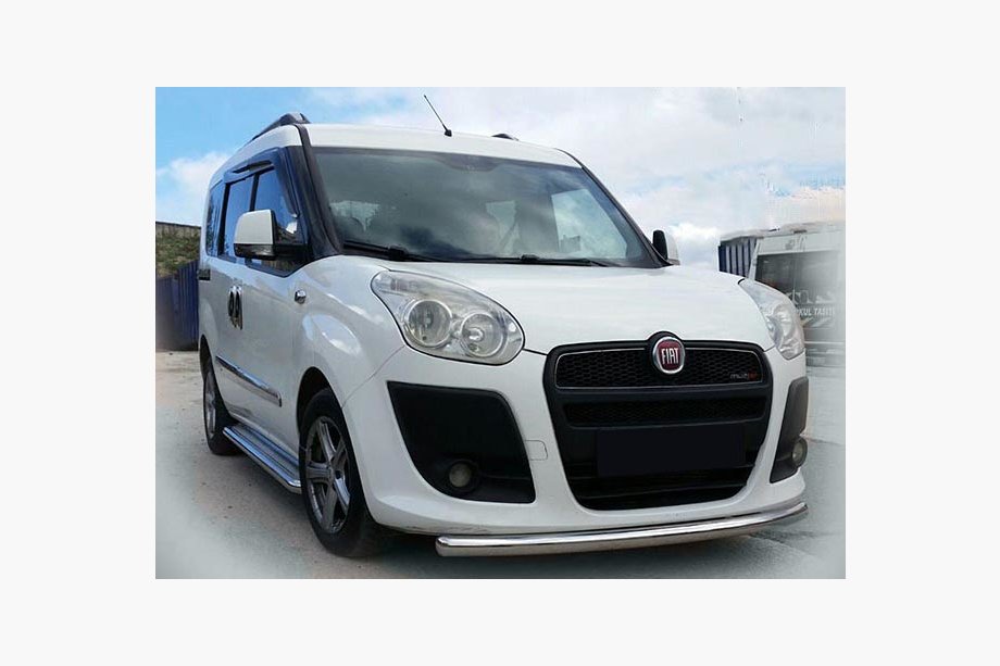 Fiat Doblo II 2010–2022 Přední ochranný rám ST008 (nerez) 2015↗, 60 mm Image