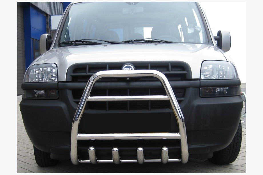 Fiat Doblo I 2001–2005 Přední ochranný rám QT007 (nerez) Image