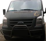 Ford Transit 2000–2014 Přední ochranný rám (kengur) s bočními tyčemi WT021 (2006-2014, nerez) fotografie 1