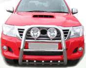Toyota Hilux 2006–2015 Přední ochranný rám QT007 (nerez) fotografie 1